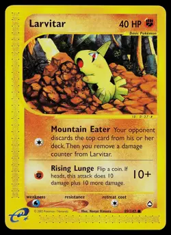 Pokemon Card - Larvitar Aquapolis 89/147 Common - Image 1