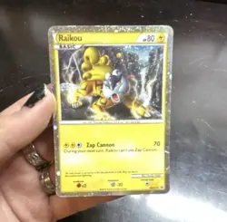 Pokemon HS—Undaunted Raikou Suicune Holo Basic Card Lot 2 Cards - Image 1