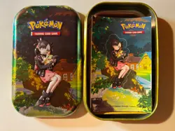 Pokemon TCG 18 Card Bundle job lot free tin token & sticker sheet great cond - Image 3