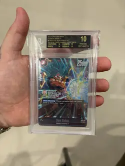 Bandai Card Games Fest Dragon Ball Fusion World Goku FB03-011 BGS 10 Black Label - Image 1