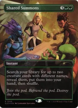 Shared Summons (Rainbow Foil) FOIL 1308 SLD Secret Lair Drop Series NM - Image 1