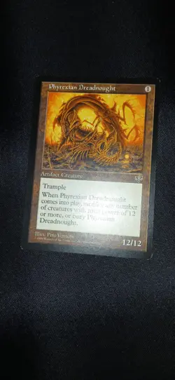 Mtg Mirage Phyrexian Dreadnought Lp Pl English Vintage - Image 1
