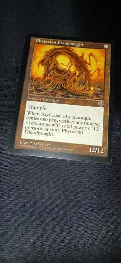 Mtg Mirage Phyrexian Dreadnought Lp Pl English Vintage - Image 2