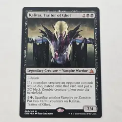 MTG Kalitas Traitor of Ghet Oath of the Gatewatch 086/184 Mythic EN NM - Image 1