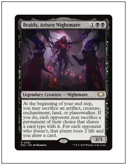 1x Braids, Arisen Nightmare, Magic the Gathering MTG NM - Image 1