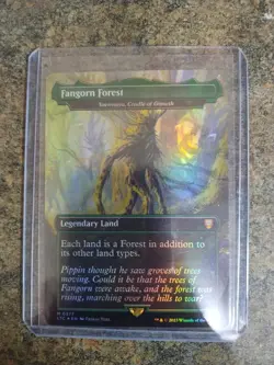 2023 Magic: the Gathering Fangorn Forest legendary foil lang - Image 1