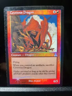 Covetous Dragon Urza's Destiny Foil MTG - Image 1