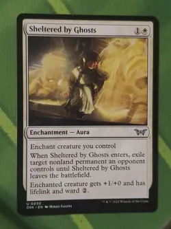 MTG Sheltered by Ghosts Duskmourn: House of Horror Regular NM - Image 1