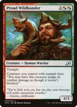 Proud Wildbonder [Ikoria: Lair of Behemoths] Magic MTG - Image 1