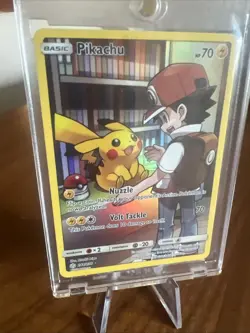 Pokemon TCG Sun & Moon Cosmic Eclipse Pikachu Full Art 241/236 NM/M - Image 2