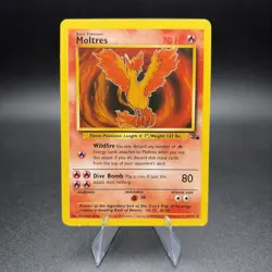 Pokemon Moltres 27/62 Fossil Regular - LP - Image 1