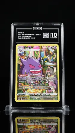 TAG 10 Gengar 2022 Pokemon Sword & Shield Lost Origin #TG06 Trainer Gallery - Image 1