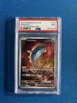 2023 POKEMON SVI EN-SCARLET & VIOLET ILLUSTRATION RARE #207 DONDOZO PSA 9 - Image 1
