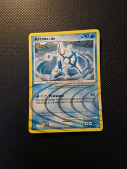 Pokemon TCG Arceus Lv.100 AR4 Holo - 2009 Platinum Arceus (with a swirl) - Image 1