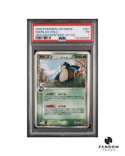 PSA 1 Snorlax Delta Species Holo 1st Edition Pokemon Dragon Frontiers 001/068 - Image 1