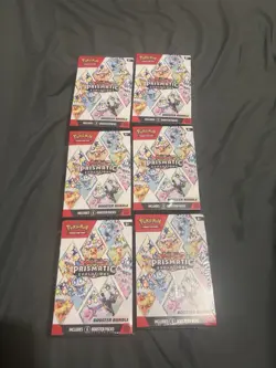 Pokemon Prismatic Evolutions Booster Bundle 6x Box TCG Sealed - Image 1