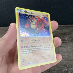 Groudon XY52 Black Star Promo Holo Pokemon Card MP - Image 4