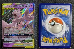 Mewtwo & Mew GX 71/236 Tag Team Unified Minds German Pokemon Card - Image 1