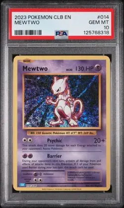 2023 POKEMON CLB-CLASSIC BLASTOISE & SUICUNE EX DECK #014 MEWTWO PSA 10 - Image 1