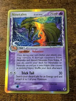 Ninetales Delta Species 8/101 Dragon Frontiers Reverse Holo Stamped Pokemon - Image 1