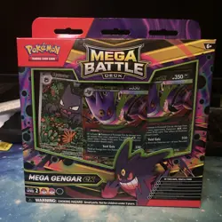 Mega Gengar Ex Pokemon TCG Mega Battle Deck Box Factory Sealed Coin Haunter NEW - Image 1