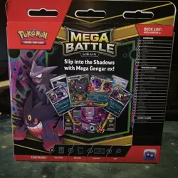 Mega Gengar Ex Pokemon TCG Mega Battle Deck Box Factory Sealed Coin Haunter NEW - Image 2