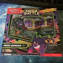 Mega Gengar Ex Pokemon TCG Mega Battle Deck Box Factory Sealed Coin Haunter NEW - Image 3