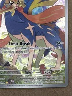 Pokemon TCG Zacian Holo Rare 100/094 English Nm Phantasmal Flames - Image 5
