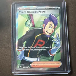 Pokemon TCG Team Rocket's Petrel 226/182 Destined Rivals Full Art Ultra Rare NM - Image 1