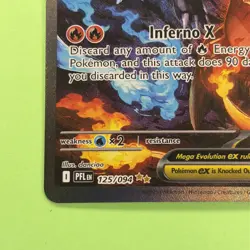 Pokemon TCG Phantasmal Flames Mega Charizard X EX SIR 125/094 (English) - Image 4