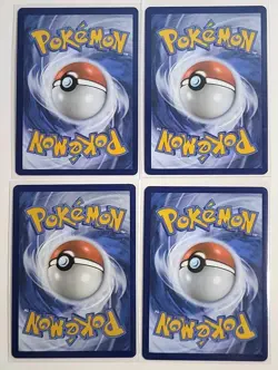 (4) Pokemon 151 Energy Non-HD SWIRLS Cosmos Holo Lot - Grass Fighting Fire Dark - Image 2