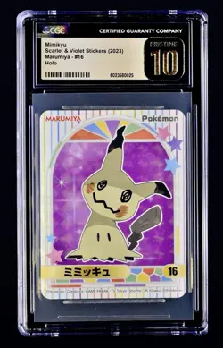 Pokemon 2023 Marumiya Scarlet & Violet Prism Holo Mimikyu CGC Pristine 10 ✨ - Image 1