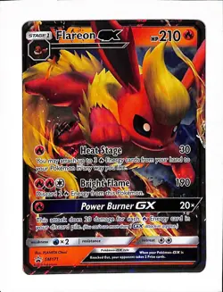 Pokemon TCG Flareon GX SM171 Black Star Promo Holo - SP34 - Image 1