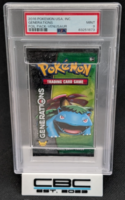 2016 Pokemon Generations Venusaur Foil Pack PSA 9 Mint Sealed Booster - Image 1