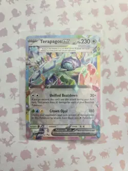 Pokemon Terapagos ex 092/131 230HP Double Rare Full Art Holo Stellar Crown NM - Image 1