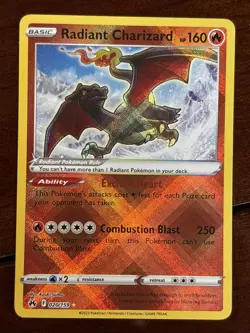 Pokemon Crown Zenith Radiant Charizard 020/159 Holo Rare - Image 1