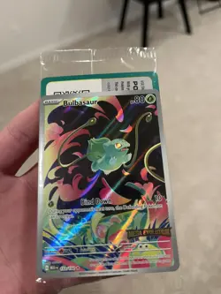 Pokemon Mega Evolution: Bulbasaur [Stamped] 133/132 Illustration Rare Holo NM - Image 4