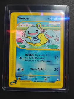 Wooper 117/147 Aquapolis Non-Holo NM Vintage Pokemon Card 2002 - Image 3