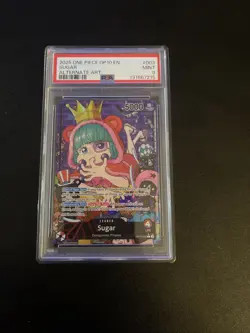 One Piece Sugar Alt Art Leader Op10-003 Psa 9 - Image 1