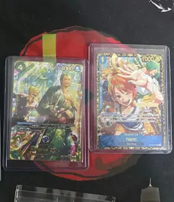 Zoro & Nami Championship Foil SP One Piece Promo NM Black Label Potential Lot - Image 1