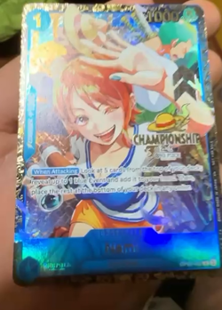 Zoro & Nami Championship Foil SP One Piece Promo NM Black Label Potential Lot - Image 2