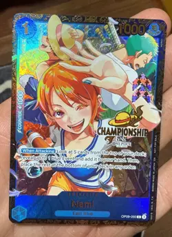Zoro & Nami Championship Foil SP One Piece Promo NM Black Label Potential Lot - Image 4