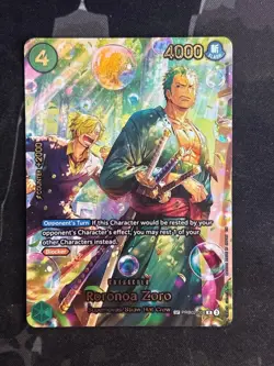 Zoro & Nami Championship Foil SP One Piece Promo NM Black Label Potential Lot - Image 5