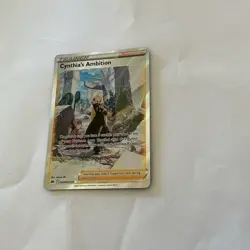 Pokemon Cynthia's Ambition Ultra Rare Full Art Holo Crown Zenith GG60/GG70 Card - Image 4