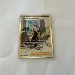 Pokemon Cynthia's Ambition Ultra Rare Full Art Holo Crown Zenith GG60/GG70 Card - Image 5