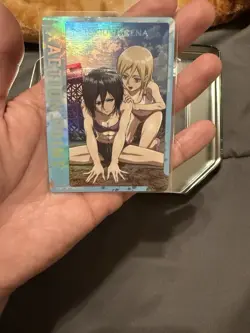 Union Arena Attack On Titan Action Point Foil Card Mikasa (ENG) - Image 1