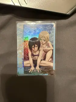 Union Arena Attack On Titan Action Point Foil Card Mikasa (ENG) - Image 3