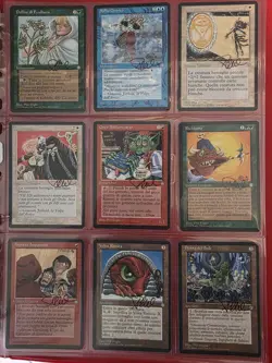 Mtg Lot 10x Ice Age Artist Proof Cards Signed by Phil Foglio - Image 1