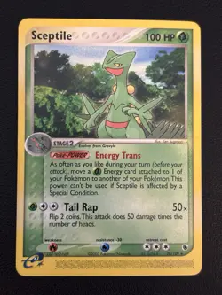 Pokemon Card - Sceptile Ruby and Sapphire 20/109 Non Holo - Image 1