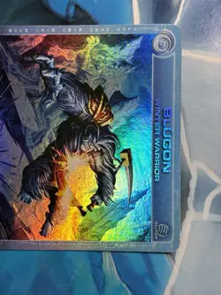Blugon Winter Warrior Forged Unity Super Rare Chaotic TCG Card MP. - Image 2